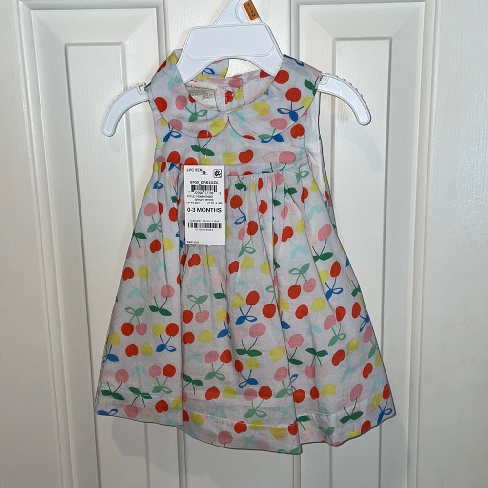 Cherry Design Infant Dress